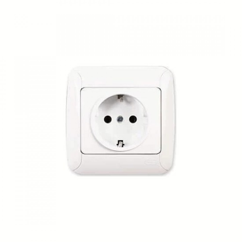 Günsan Fantasy Topraklı Priz Beyaz Renk