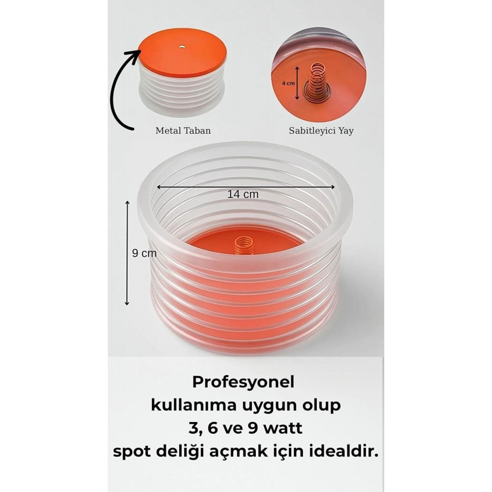 14 cm Körüklü Toz Tutucu Vantuzlu