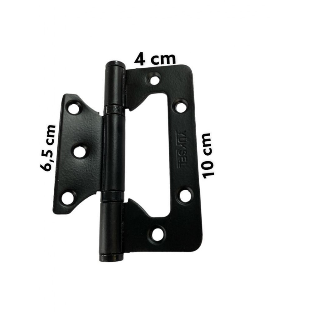 Yüksel 10 cm Siyah Çelik Kelebek Menteşe