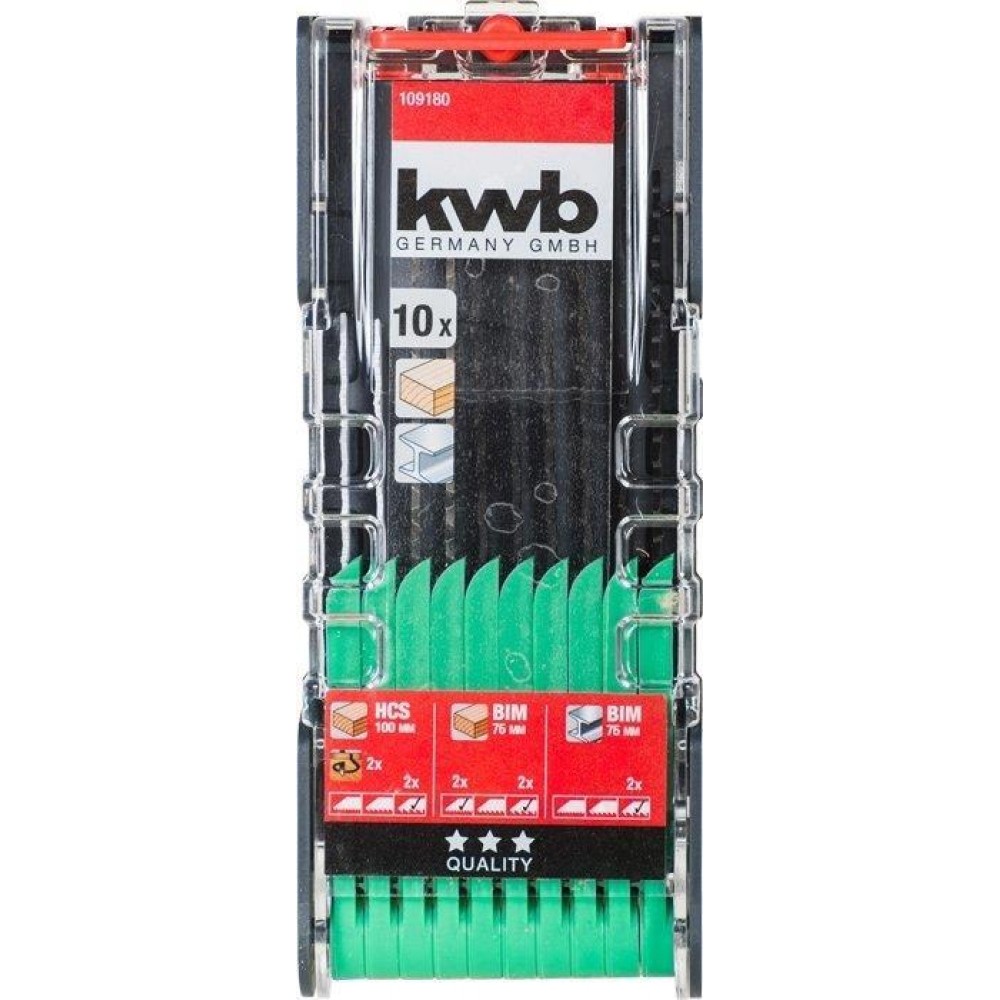 Kwb Dekupaj Testere Bıçak Seti 10 Parça