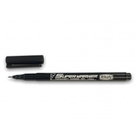 Rikoty G-0921 Siyah 1 mm Uçlu Süper Marker Kalem