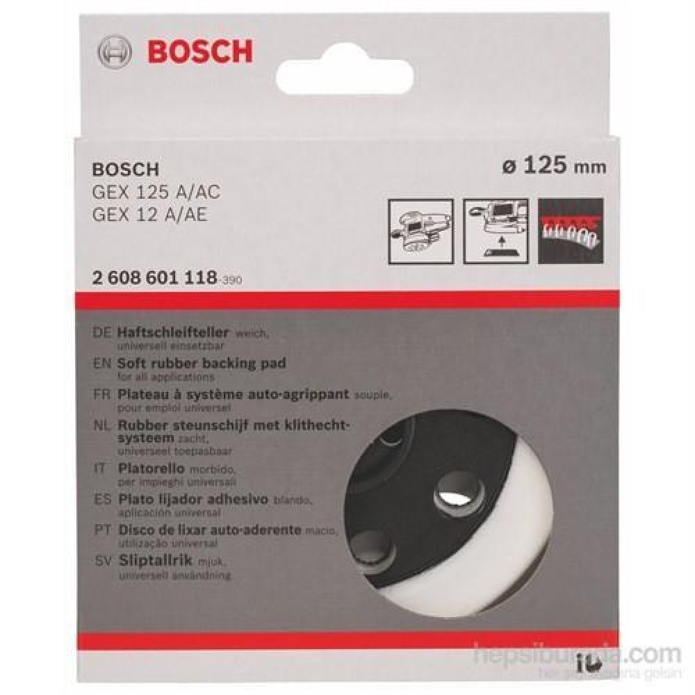 Bosch GEX 125 A/AC Soft Taban 0 2608 601 118