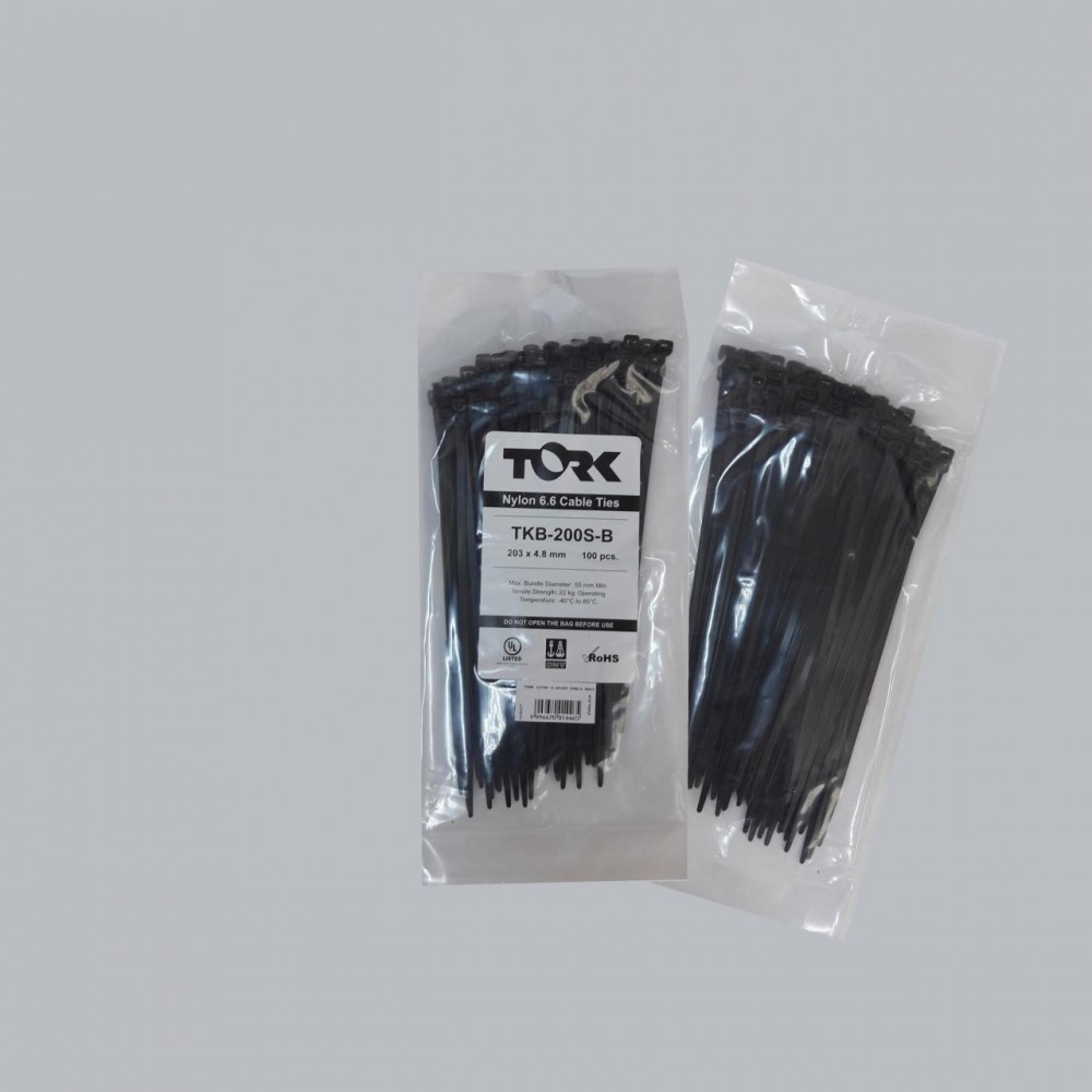 Tork Siyah Kablo Bağı 4,8X203