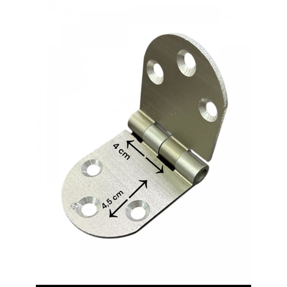Yüksel Oval Alüminyum Kasa Menteşesi 4 cm