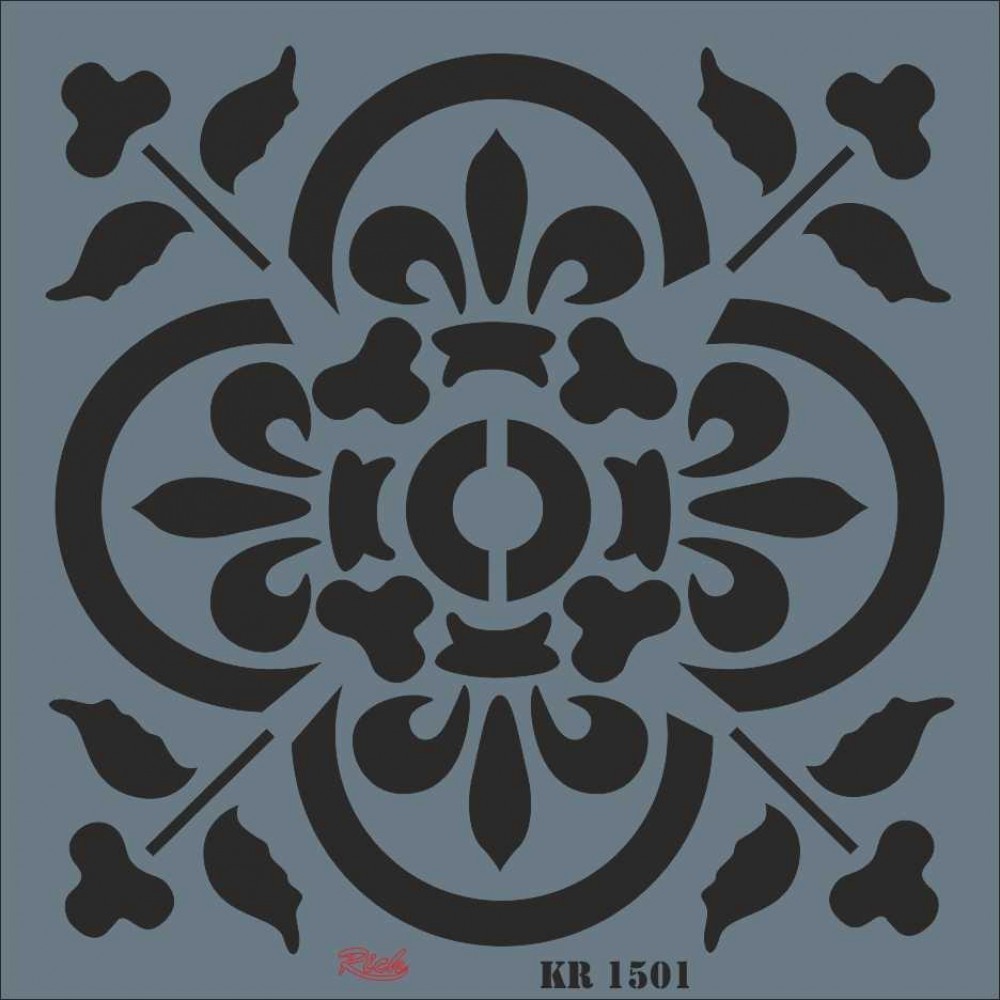 Rich KR 1501 Fayans Stencil 30X30 cm
