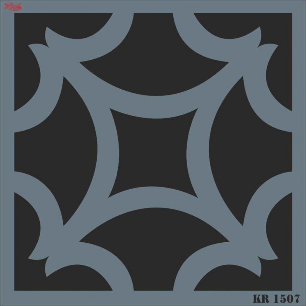 Rich KR 1507 Fayans Stencil 30X30 cm