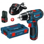 Bosch GSR 12V-15  Çift Akülü Vidalama L-Boxx 12 Volt