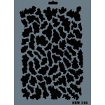 Rich New Seri N-116 Stencil 35x25 cm