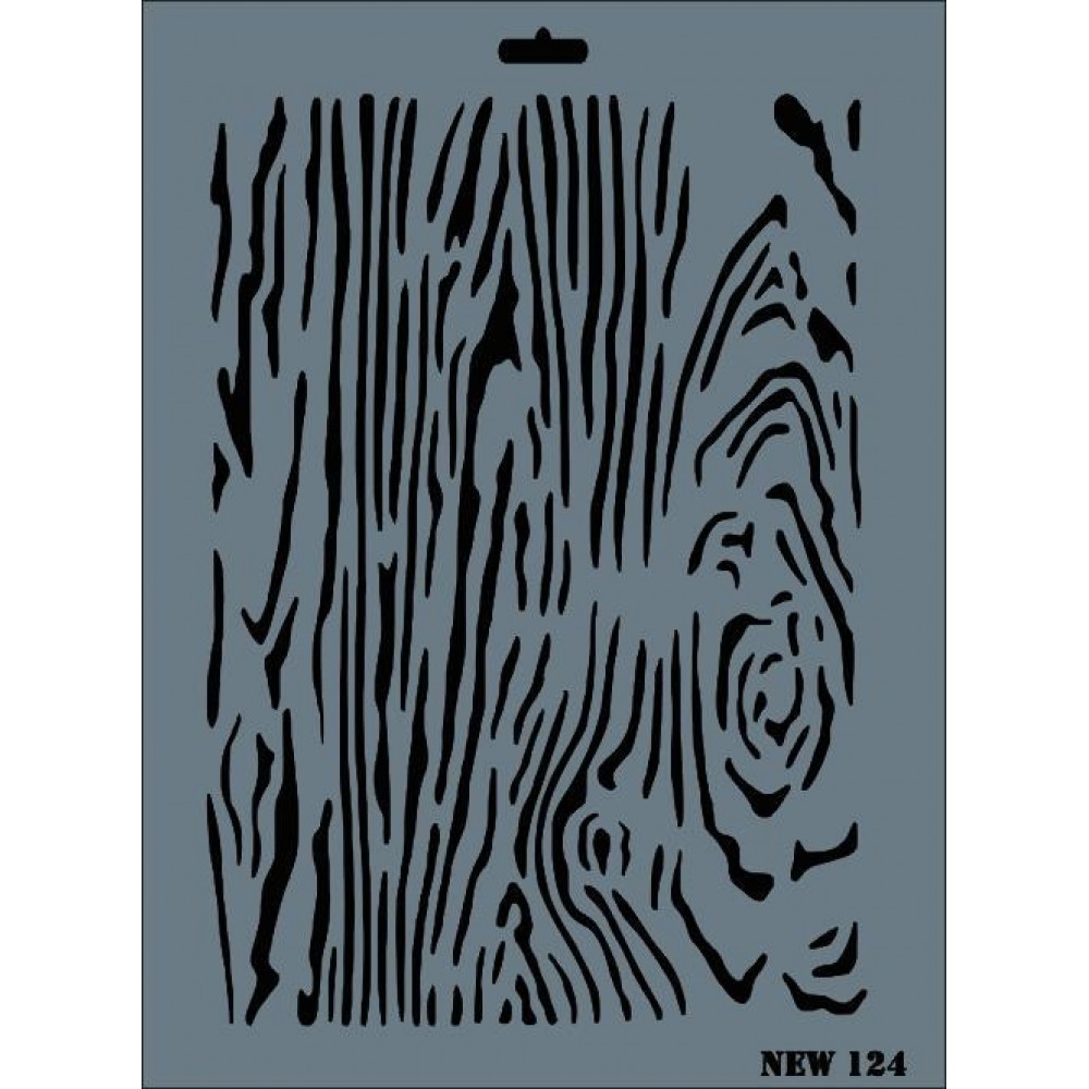 Rich New Seri N-124 Stencil 35x25 cm