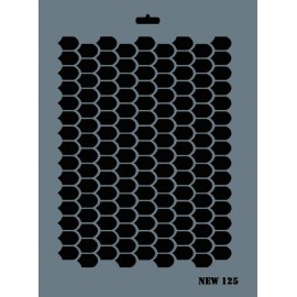Rich New Seri N-125 Stencil 35x25 cm