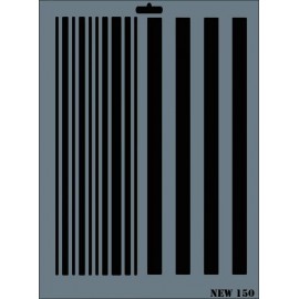 Rich New Seri N-150 Stencil 35x25 cm
