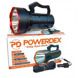 Powerdeks PD-7800 40 Şarjlı Güçlü El Feneri 40 Watt