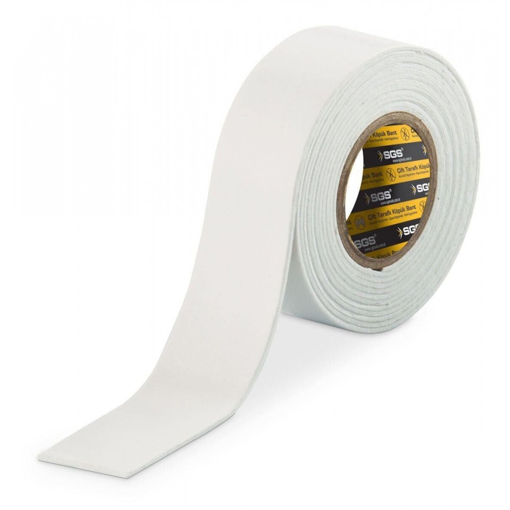 SGS 1231 Çift Taraflı Köpük Bant 18 mm 2 Metre