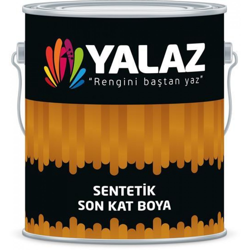 Yalaz Sentetik Boya 0,75 Litre İri Metal