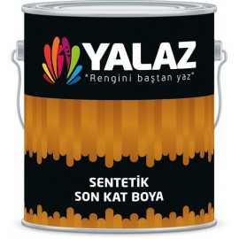 Yalaz Sentetik Boya 0,75 Litre 7016 Antrasit Gri