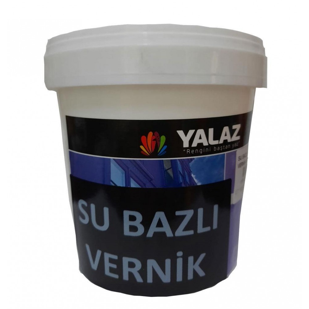 Yalaz Su Bazlı Parlak Vernik Şeffaf 2,5 Litre