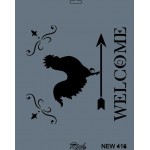 Rich New Seri N-416 Stencil 35x25 cm