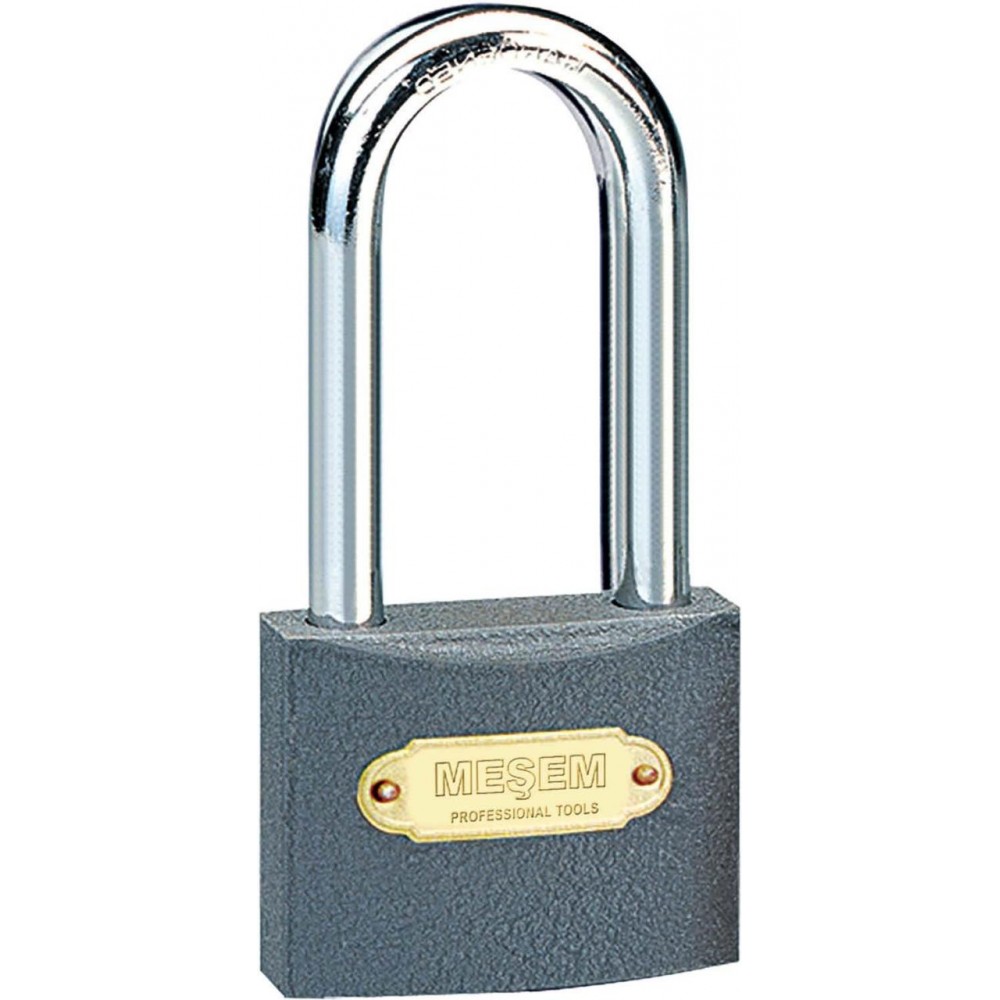 Meşem 324 Uzun Gri Asma Kilit 32 mm