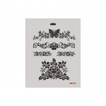 Rich New Seri N-107 Stencil 35x25 cm