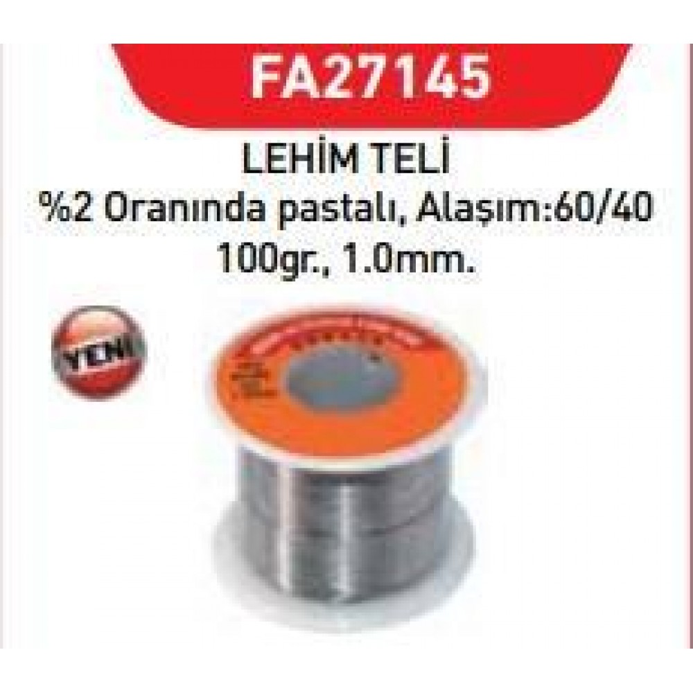 Fastbond 27145 Lehim Teli 1 mm 100 gr