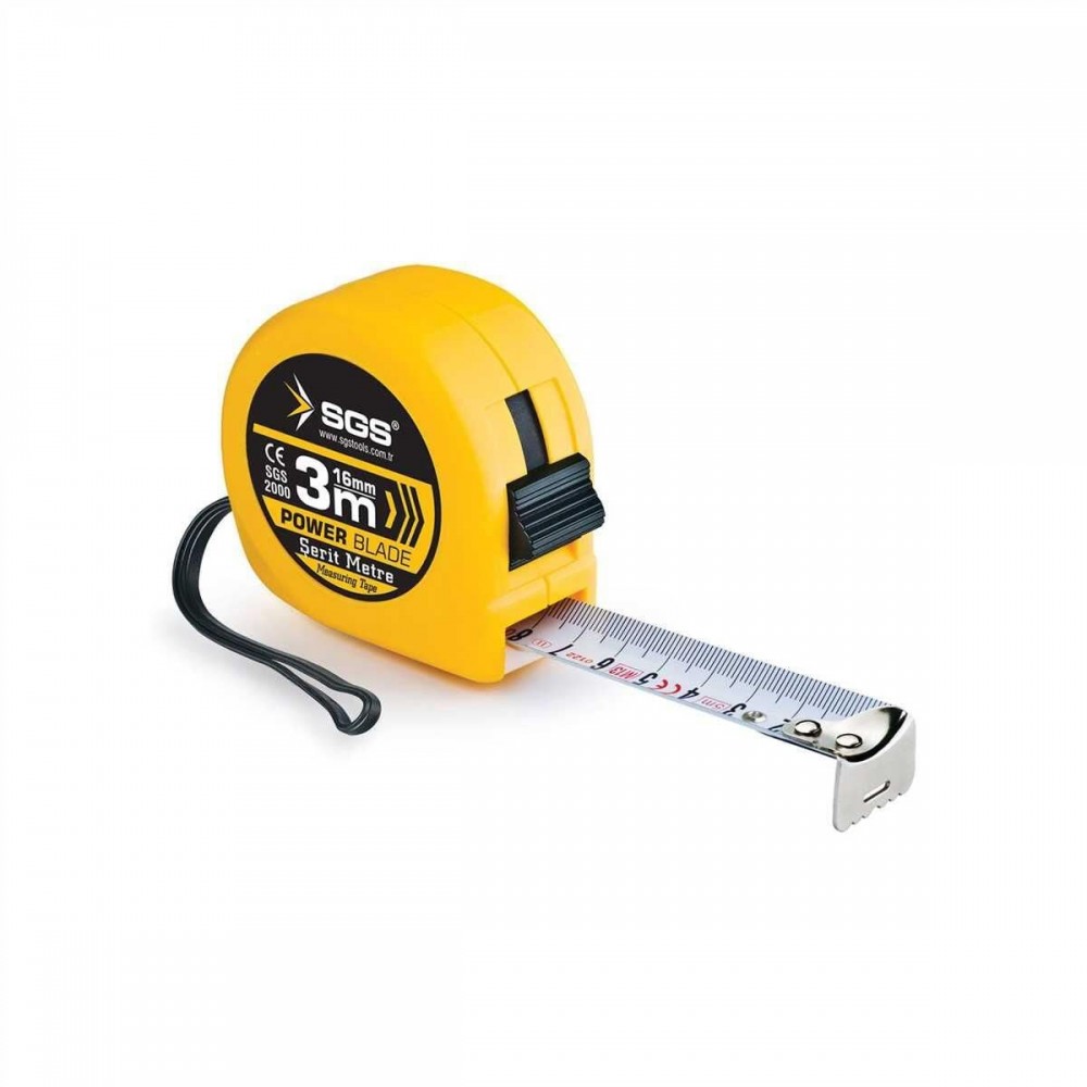 SGS 2000 Şerit Metre 3 Metre 16 mm