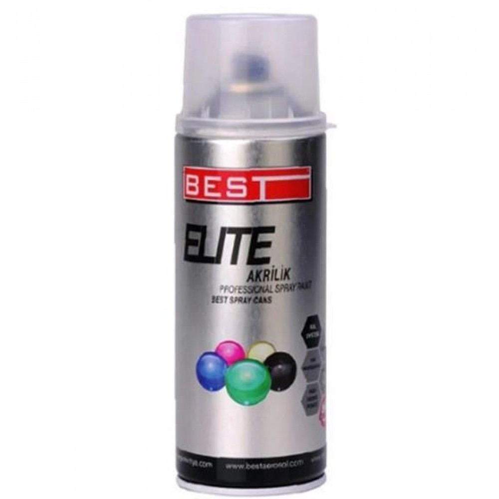 Best Elite 9301 Beyaz Eşya Beyazı Akrilik Sprey Boya 400 ml