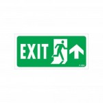 Exit Yukarı Sağ Ok İşaretli Uyarı Levhası 17,5x25 KOD:955