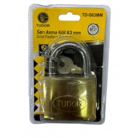 Tudor 63 mm Sarı Asma Kilit