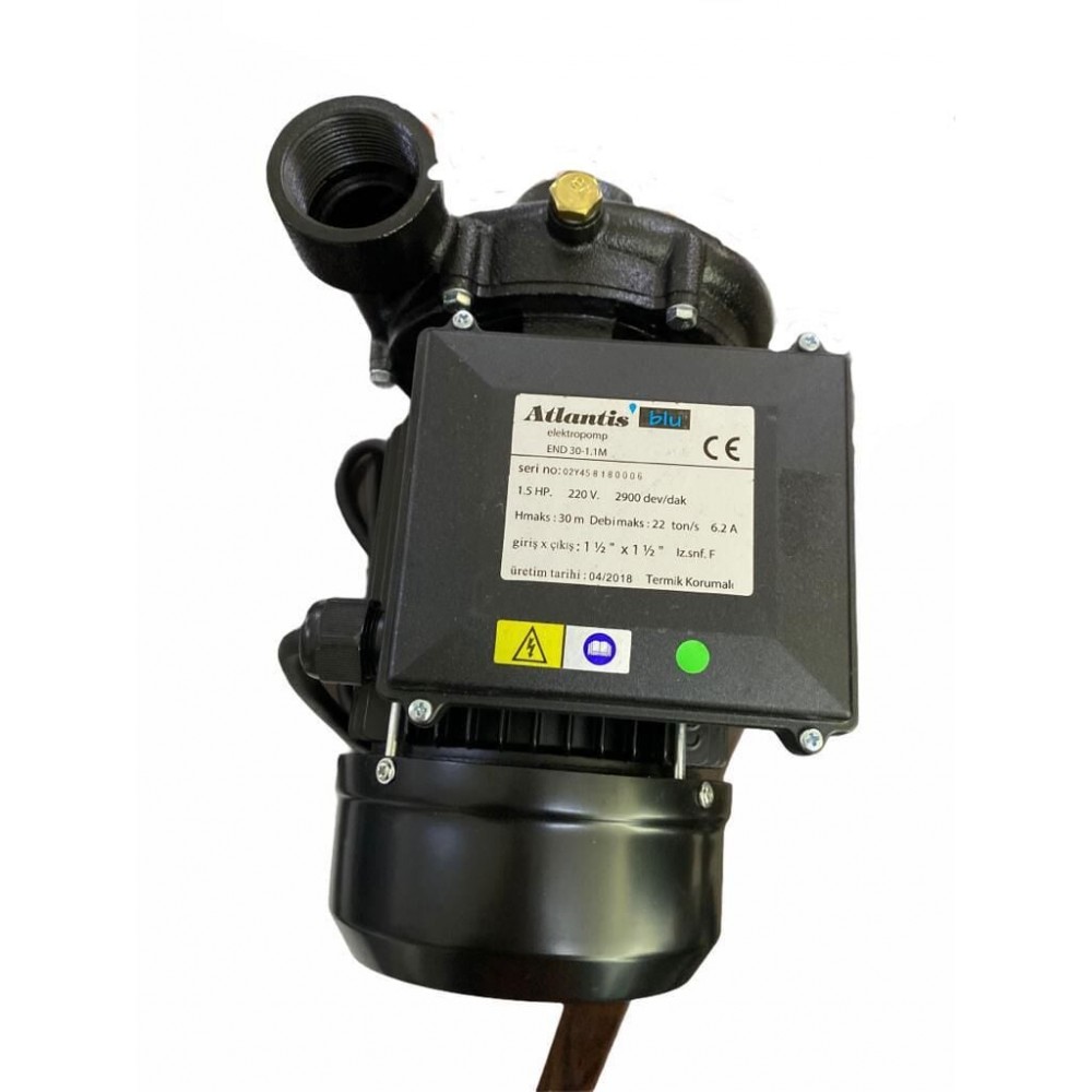 Atlantis End 1,5 HP Tel Kademeli Santrifüj Pompa