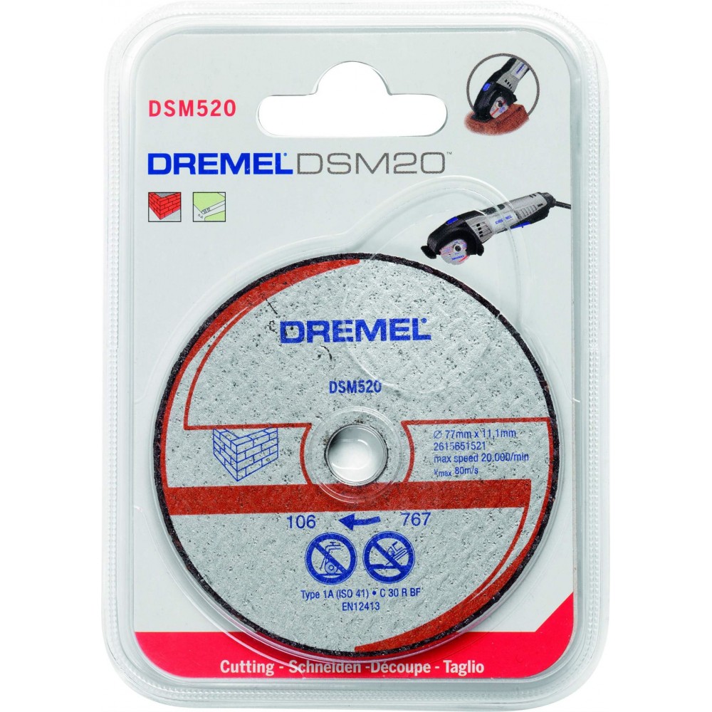 Dremel DSM520  Tuğla Kesme Diski