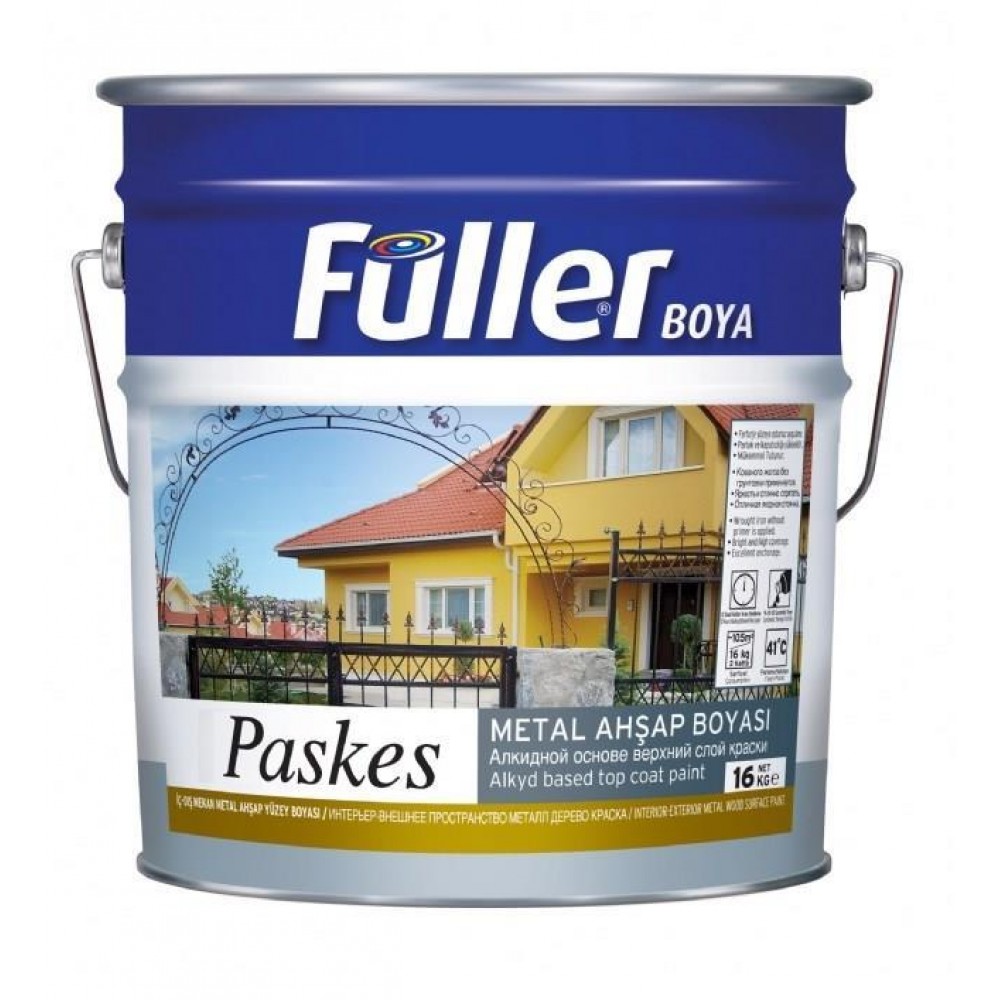 Paskes Sentetik Metal Boya 0,75 Kg Lacivert