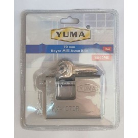 Yuma YM 1070R  Kayar Milli Asma Kilit 70 mm