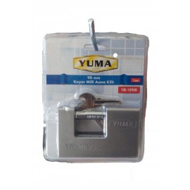 Yuma YM 1090R  Kayar Milli Asma Kilit 90 mm