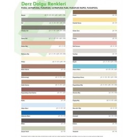 Kalekim Ultra Fuga 2280 Saten Gri 20 Kg