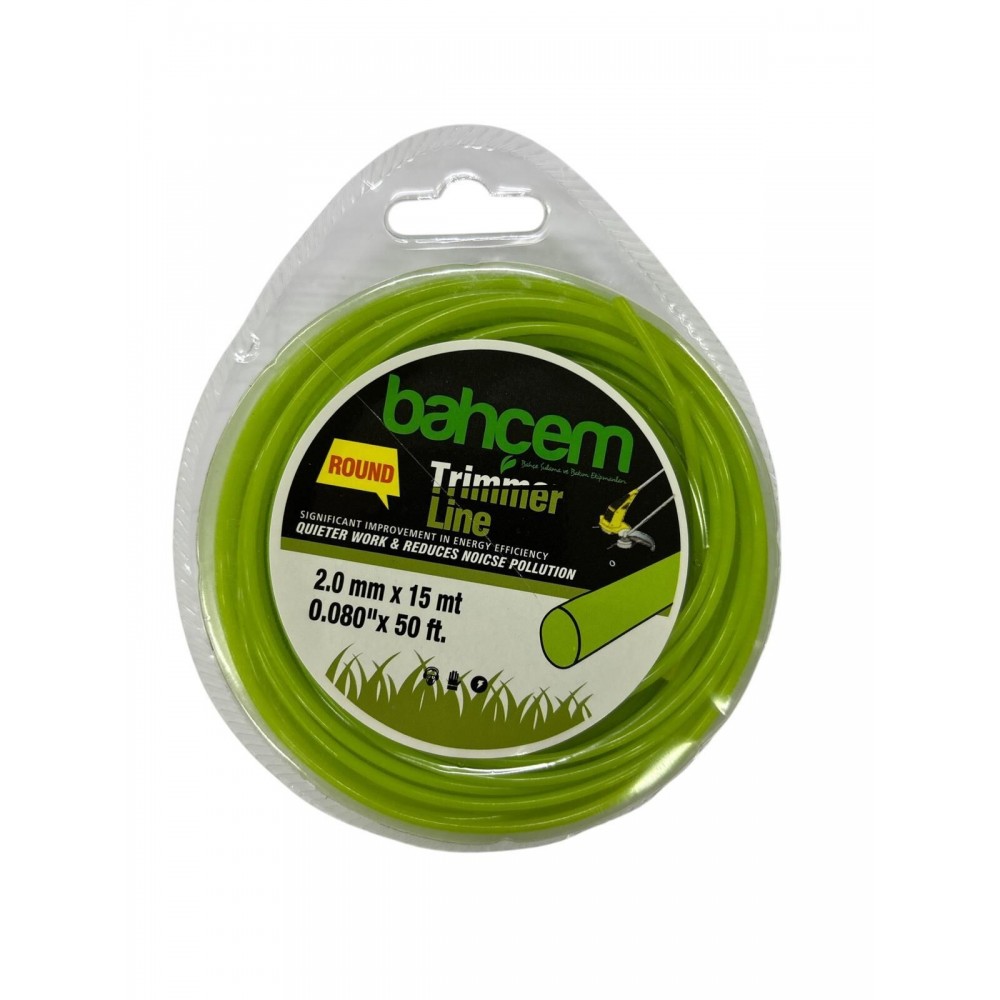 Trimmer Line Yuvarlak Misina 2 mm 15 Metre
