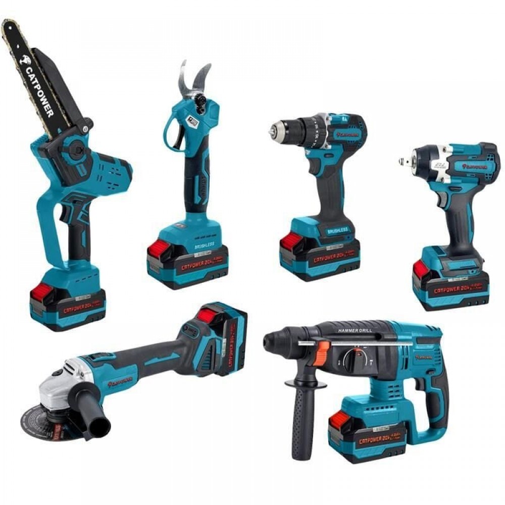 Cat Power 1560 Kömürsüz Makine Seti 6 Parça
