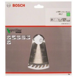 Bosch Ahşap Daire Testere Bıçağı 190x30 mm 48 Diş 2 608 640 617