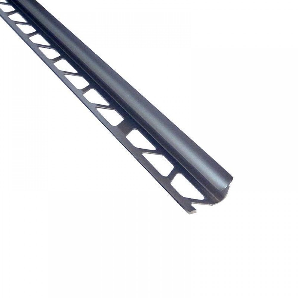 Fayans Seramik Alüminyum İç Köşe Profili  Mat 10 mm 2,50 Metre (5 Adet)