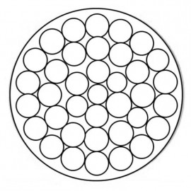 İzoleli Çelik Halat 8 mm 5 Metre