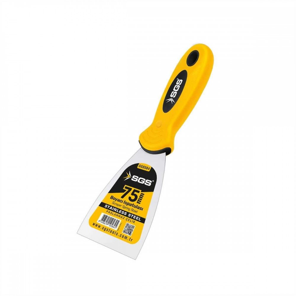 SGS 584 Spatula Paslanmaz Çelik 75 mm