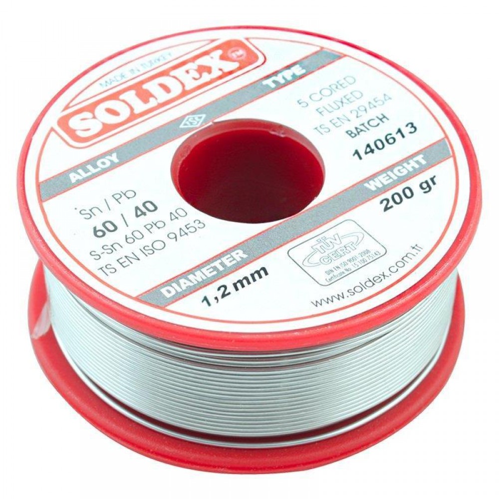 Soldex 200 Gr Lehim Teli 1.2 mm