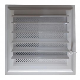 Plastik Menfez 40X40 Yapışkan Bantlı Beyaz