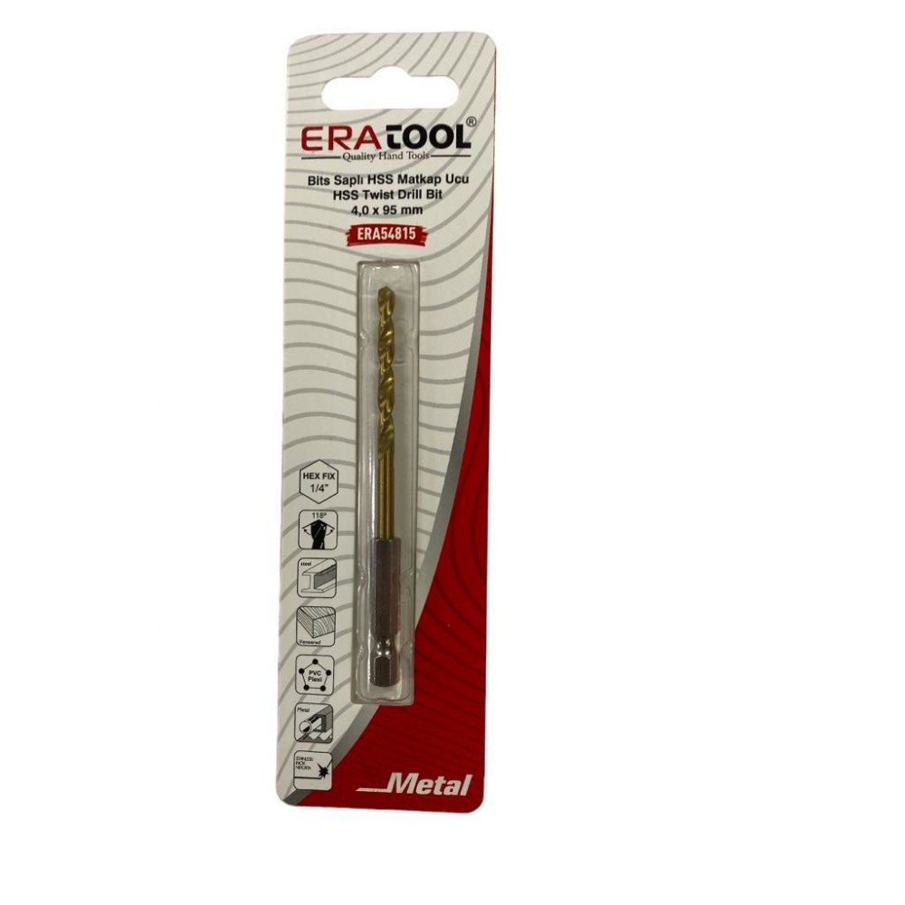 Eratool 54815 Altıgen Hss Matkap Ucu 4X95 mm