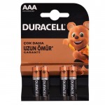 Duracell Alkalin Pil AAA 4'' lü Paket