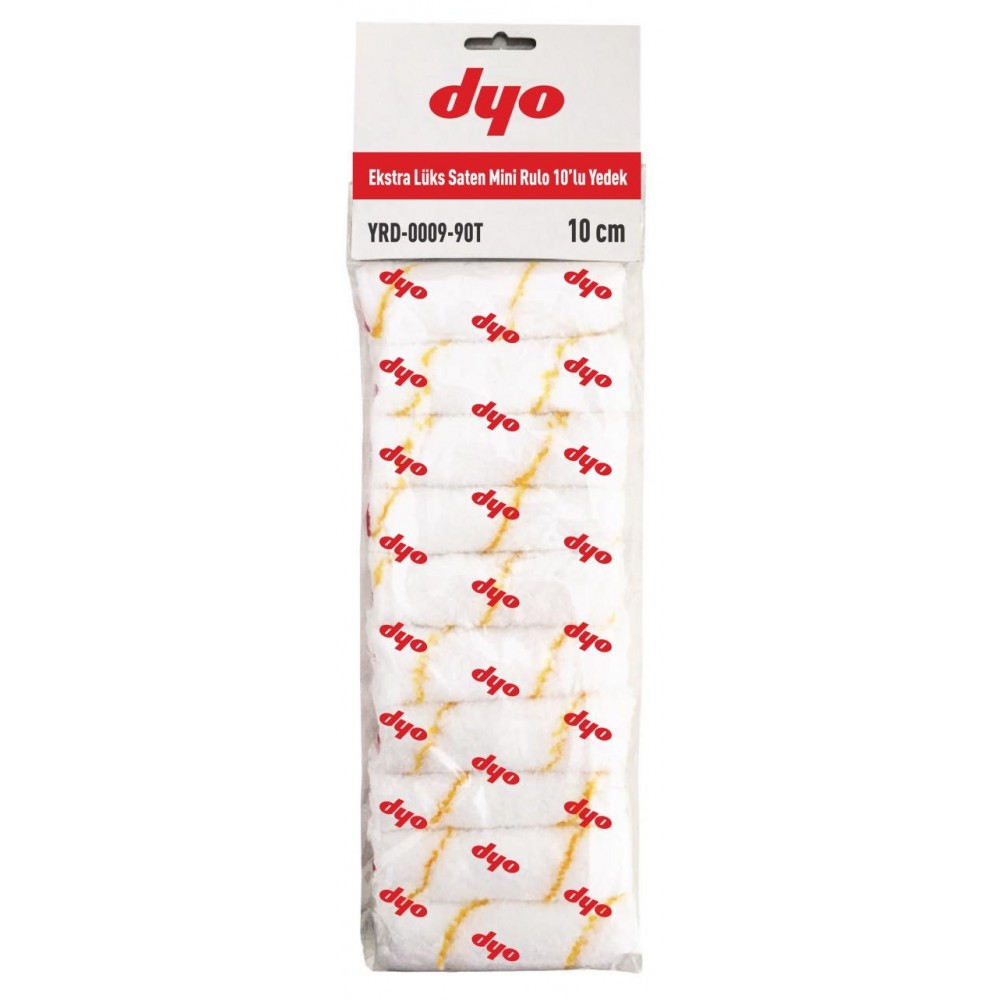 Dyo Extra Lüks Saten Mini Rulo 10 cm (10'lu Yedek)