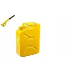 KNC 20 Litre Sarı Metal Benzin Bidonu Hortum Dahil