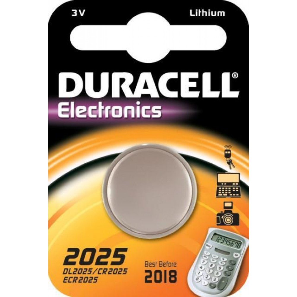 Duracell CR 2025 Lityum Pil 3 Volt