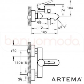 Artema A41994 Minimax S Banyo Bataryası