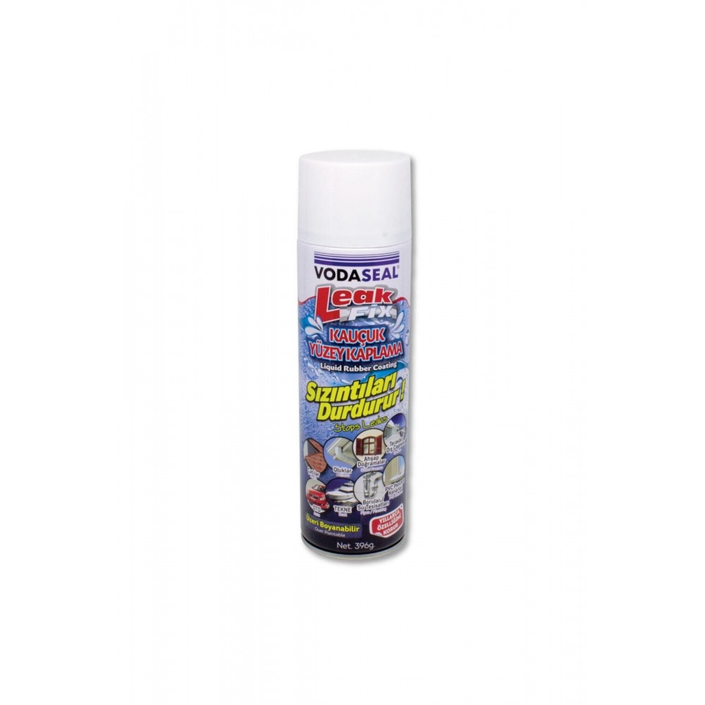 Vodaseal Leak Fix Kauçuk İzolasyon Spreyi 396 gr Beyaz