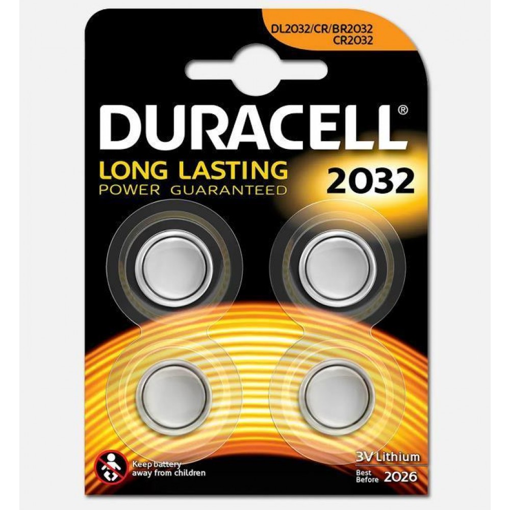 Duracell CR 2032 Lityım Pil 3 Volt 4 lü